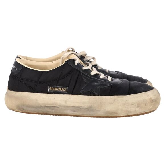 Golden Goose Space Star Sneakers in Black Nylon - Picture 1 of 12